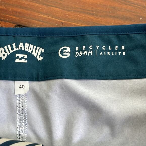 Billabong Recycler DBAH Airlite unlined swim surf board shorts sz 40 - Picture 5 of 7